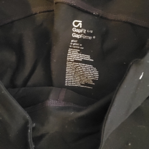 Gap Fit Black Yoga Tights Size Large 2x - Picture 2 of 4